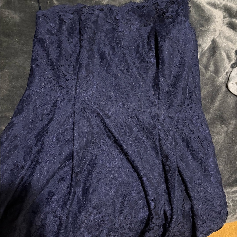 Weddington Way Navy Lace Midi Dress